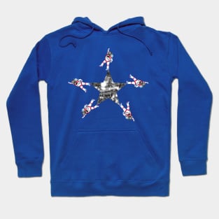 Disco Astronaut Star Dance Party Hoodie